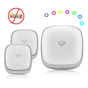 กริ่งประตูไร้สาย Daytech DB24 - ไม่ต้องใช้แบตเตอรี่ กันน้ำระดับ IP44 เสียงดัง 110 เดซิเบล ระยะ 300 เมตร เหมาะสำหรับอพาร์ทเมนต์หลายห้อง ผู้สูงอายุ ใช้ในกรณีฉุกเฉิน ภายนอกอาคาร - Product Image 1