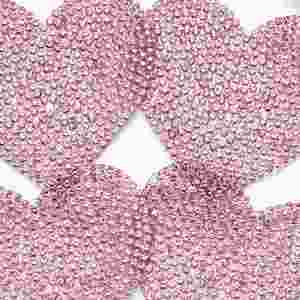 New Iron On/self Sticker Rhinestone <b>Light</b> Pink Heart Flower Patch for Clothing & <b>Hats</b> Bag Decoration - Product Image 4