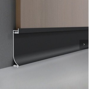 Plinthe en aluminium pour canal LED |   Profilé <span class=keywords><strong>de</strong></span> sol à lumière diffusée pour salon et <span class=keywords><strong>couloir</strong></span> - Product Image 5