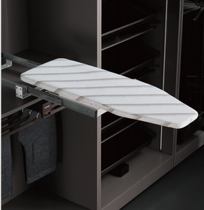 Galaxy Wardrobe 180 Degree Revolving <strong>Ironing</strong> <strong>Board</strong> Functional Hardware Soft Close Folding Metal Build Closet <strong>Wall</strong> <strong>Mount</strong> 400mm - Product Image 1