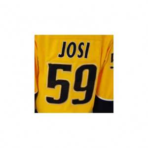 2026年新作、即発送可能、ナッシュビル・ロマン・ジョシ ゴールド ホーム ベストクオリティ ステッチ入り ナショナルホッケー ジャージ - Product Image 1