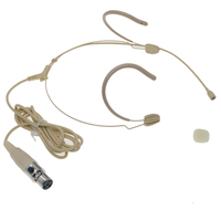 Microphone de casque omnidirectionnel 2,5 mm à condensateur avec connecteur mini XLR pour système sans fil SLX ULX QLX, pour discours et présentations