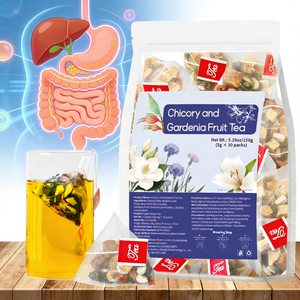 Mezcla de Té Herbal de Raíz de Achicoria <span class=keywords><strong>para</strong></span> Promover el Equilibrio del Ácido Úrico, Bolsitas de Té Saludable de 150g, OEM/ODM Disponible <span class=keywords><strong>para</strong></span> Distribuidores Globales de Bienestar - Product Image 1