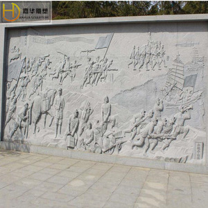 Sculpture murale en pierre Jiahua, style chinois, art décoratif pour colonne d'entrée de cour - Product Image 3