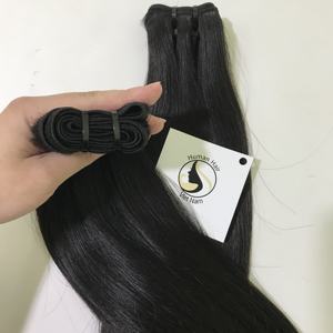 Extensiones de cabello humano de grado superior, cabello Natural y virgen, color negro - Product Image 5