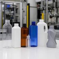 Bouteille en plastique PET PP HDPE moulée par injection-soufflage 30ml-5L, forme personnalisée, pour cosmétiques, shampoings, emballages pharmaceutiques, sans BPA