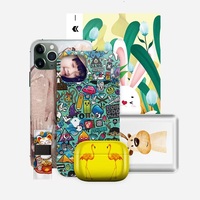 Mini impresora UV A5, aplicación QR, máquina de impresión automática de código para funda de teléfono móvil