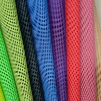 STARUNK Tissu en maille de vinyle tissé 1x1 400 g/m² sur mesure, facile d'entretien, imperméable, en PVC, pour chaises et bâches
