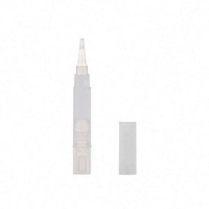 Tube d'huile pour cuticules vide personnalisé avec logo, 3 ml, 5 ml, en plastique transparent brillant, stylo cosmétique à visser pour soins personnels avec couleur personnalisée - Product Image 5