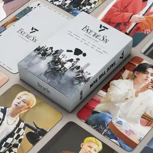Atacado 55 pçs/caixa kpop idol merchandise seventeen face cartão da foto do sol