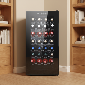 Réfrigérateur à <span class=keywords><strong>vin</strong></span> <span class=keywords><strong>professionnel</strong></span>, mini-bar, réfrigérateur 78L, 32 bouteilles de <span class=keywords><strong>vin</strong></span> rouge et blanc, refroidisseur à <span class=keywords><strong>vin</strong></span> thermoélectrique - Product Image 1