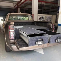 Hochwertiger LKW-Ladeflächenauszug-Werkzeugkasten 4WD Schubladensystem Outdoor-Camping-Aufbewahrungsbox Pick-up Auto-Zubehör