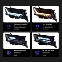 Pour Toyota Prado LC150 2018-2021, phare modifié avec feux de jour séquentiels, projecteur LED 4 matrice, ensemble de phares
