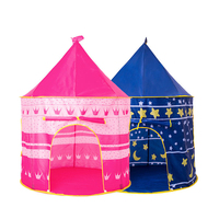 Maison de jeux pour filles, château de jeu princesse rose, tente