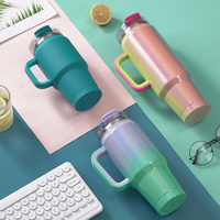 Fabricant de gobelets Termo 32oz avec logo personnalisé Vente en gros Tasse à café de voyage à double paroi en acier inoxydable avec couvercle