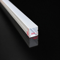 Diffuseur de lumière pour bandes LED rigides de 8 mm, moulage par extrusion entièrement en plastique, moules personnalisés, fabricant d'accessoires d'éclairage
