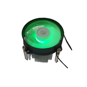 High Density Extruded Aluminum Fin Round Cpu Heatsink with 4pin PWM RGB Fan for 1156 1155 1151 1150 1200 Cpu Cooler - Product Image 6