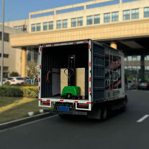 त्वरित डिलीवरी 1000 किलोग्राम पैलेट लिफ्टर फुल इलेक्ट्रिक बैटरी संचालित स्व-लिफ्टिंग स्टेकर - Product Image 4