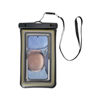 Nouveauté Sac étanche en PVC Protection de l'écran tactile du téléphone IPX8 Pochette étanche pour téléphone