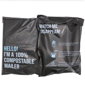 XC-BIO Best-Selling Eco-Friendly Reusable <b>Compostable</b> Courier <b>Bags</b> for Shoes Clothing Express Packaging EN13432 Certified - Product Image 1