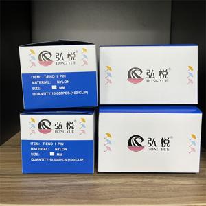 Épingles en nylon plastique à extrémité en T de 5 mm, 7 mm, 100 pièces, fines, extensibles, pour étiquettes de vêtements, épingles en nylon extensibles - Product Image 6