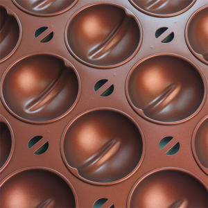 Factory Direct Bakeware 25 Cavities Peach-shaped Bread Baking Pan Aluminum Steel Baking Tray for <strong>Cake</strong> <strong>Maker</strong> - Product Image 3