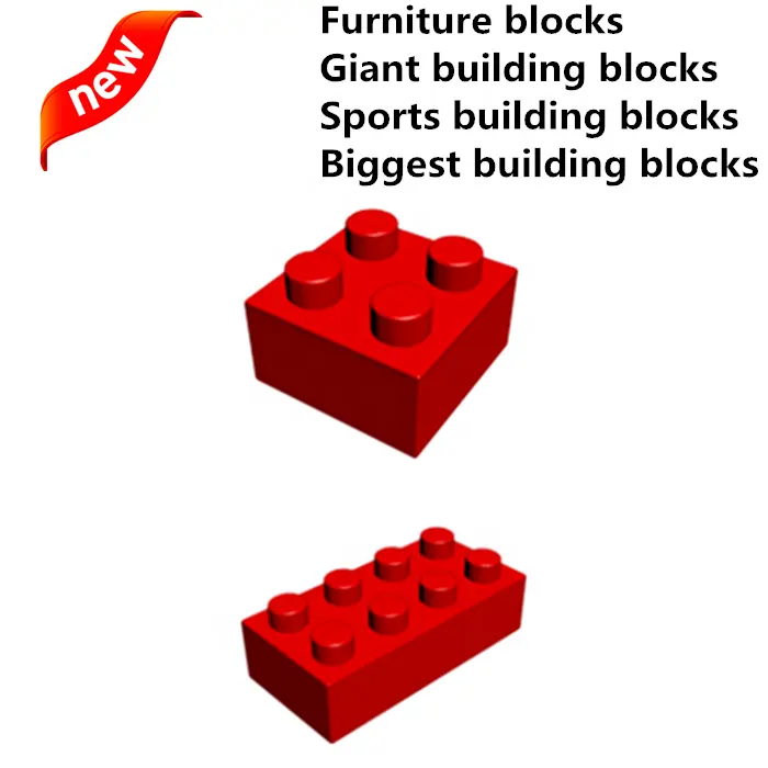 Più grande Fai Da Te giocattoli Gigante Mobili blocchi di costruzione di Grandi Sport di costruzione del giocattolo Cina nuovo legoings giocattoli Per Bambini Super blocchi (NO.PA0037)