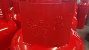Bouteille de gaz <span class=keywords><strong>propane</strong></span> personnalisée de 20 lb avec valve OPD, service OEM pour usage extérieur, conforme aux normes DOT - Product Image 5