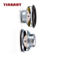 Haut-parleur large bande Yinbart 2,5 pouces 66 mm 4 ohms 10 W avec bord en caoutchouc, mini-unité de haut-parleur pour enceinte Bluetooth, audio OEM