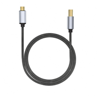 Câble d'imprimante USB 2.0 Type-C en TPE/PVC tressé haute vitesse pour ordinateur portable/PC – Vente en gros, OEM disponible