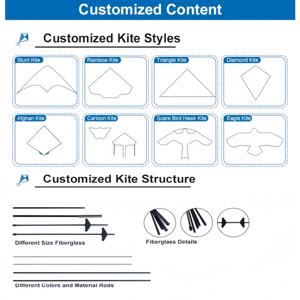 Niños hechos a mano DIY cometas personalizadas volando jardín <span class=keywords><strong>de</strong></span> infantes educación temprana al aire libre juguete <span class=keywords><strong>cometa</strong></span> fábrica al por mayor - Product Image 5