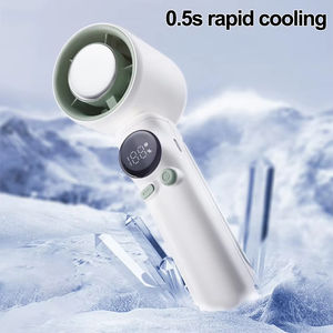 Ventilador de Mano Portátil 2025 de 100 Velocidades con Enfriamiento de Hielo por Semiconductor, Recargable por USB para Uso en Exteriores - Product Image 2