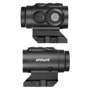 Mira telescópica prismática Ohhunt Optics de alta resistencia a los golpes <span class=keywords><strong>3X</strong></span> con retícula BDC iluminada en rojo y monturas de co-obsistencia inferior 1/3 y absoluta - Product Image 5