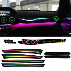 อัพเกรดไฟตกแต่งภายในรถยนต์ ICarsin 256 สี LED สำหรับ Mercedes-Benz E-Class W212 ปี 2010-2015 ชุดอุปกรณ์ตกแต่ง - Product Image 1