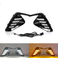 Conversion de feux diurnes à LED en gros phares anti-brouillard avant pare-chocs feux décoratifs pour JAC J7 20-24
