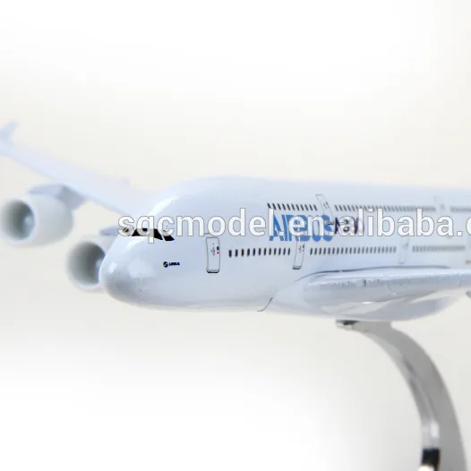 Model Pesawat Udara Logam Paduan, Mainan Pesawat Model A380 1:400