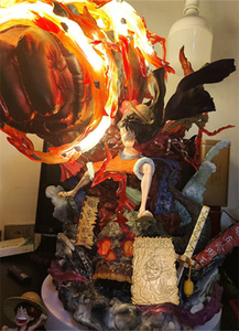 Figurine de Manga de Grande Taille et de Dessin Animé Lumineuse, Modèle de Collection, <span class=keywords><strong>Luffy</strong></span>, PVC, 60cm, 1 Pièce - Product Image 4