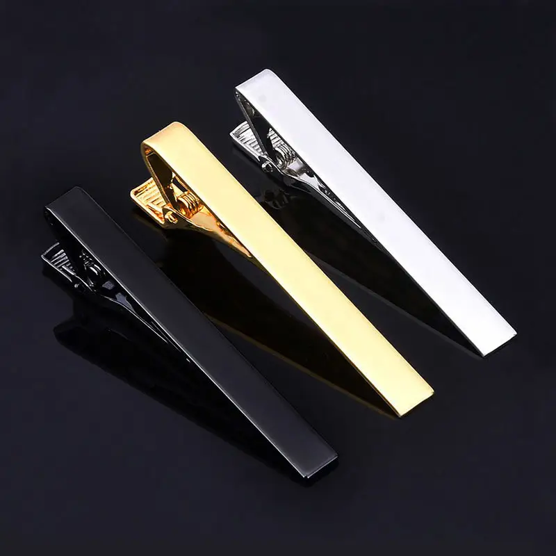 Business Silver Gold Men tie Clips Groom Married Fashion Tie Clips