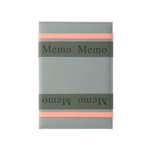 Carnet de notes A5 2027, nouvelle arrivée, marron et rayé, reliure cousue, couverture imprimée avec motif color-block, pour la prise de notes quotidiennes et comme cadeau - Product Image 3