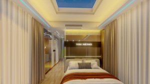 Eco-<span class=keywords><strong>Treehouse</strong></span> Resort Package Structure en acier Auvent Passerelles reliant les unités de plancher en verre avec vue panoramique sur la villa - Product Image 5