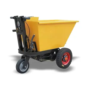 Dumper Lift Hydraulic Power Farm Machine Wheel Barrow Tracks Electric Wheel Barrow