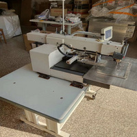 Machine à coudre automatique à double tête pour points intérieurs ronds, idéale pour la confection de vêtements