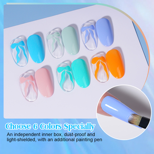R S Nail Gel de Peinture pour Ongles Couleurs Macaron Sans <span class=keywords><strong>MEMA</strong></span>/TPO Non Toxique Haute Qualité Crème Solide Palette de Gels de Peinture Japonais - Product Image 6