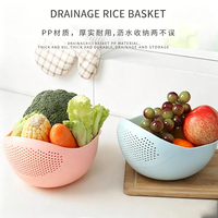 Ustensiles de cuisine : Passoire à riz, panier filtrant, passoire, bol, égouttoir à fruits et légumes, accessoires de nettoyage