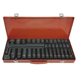 Ensemble d'outils automobiles pour <span class=keywords><strong>camion</strong></span>, 27 pièces, outils à douilles robustes, boîte à outils de réparation de voiture et clé à cliquet, ensemble de douilles - Product Image 2