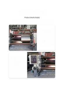 Machine de découpe de rouleaux de papier entièrement automatique en plastique, commande par micro-ordinateur, machine de découpe et de rembobinage de film et de ruban BOPP - Product Image 5