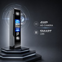 Máquina de Control de Acceso Vehicular para Estacionamiento con ALPR, Pantalla LED de 304x304mm, Luz Estroboscópica Automática, Detección de Video por Bucle Terrestre