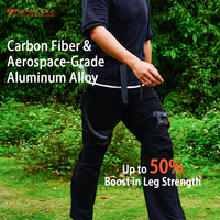 Exosquelette de randonnée extérieur Plankexa en alliage d'aluminium ultra-léger et fibre de carbone, robot de marche motorisé portable pour l'escalade efficace
