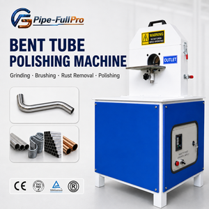 Máquina Pulidora de Tubos Curvos de Diámetro Pequeño 8-60mm, Máquina de Pulido y Rectificado de Tubos de Acero Inoxidable, Tubos Curvos Redondos y Cuadrados, 380V - Product Image 1