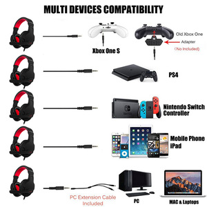 NUBWO U3 Wired Gaming Headset with Mic – Over-Ear Stereo Headphones for PC, Laptop, Console (3.5mm + USB Audio Controller) - Product Image 4